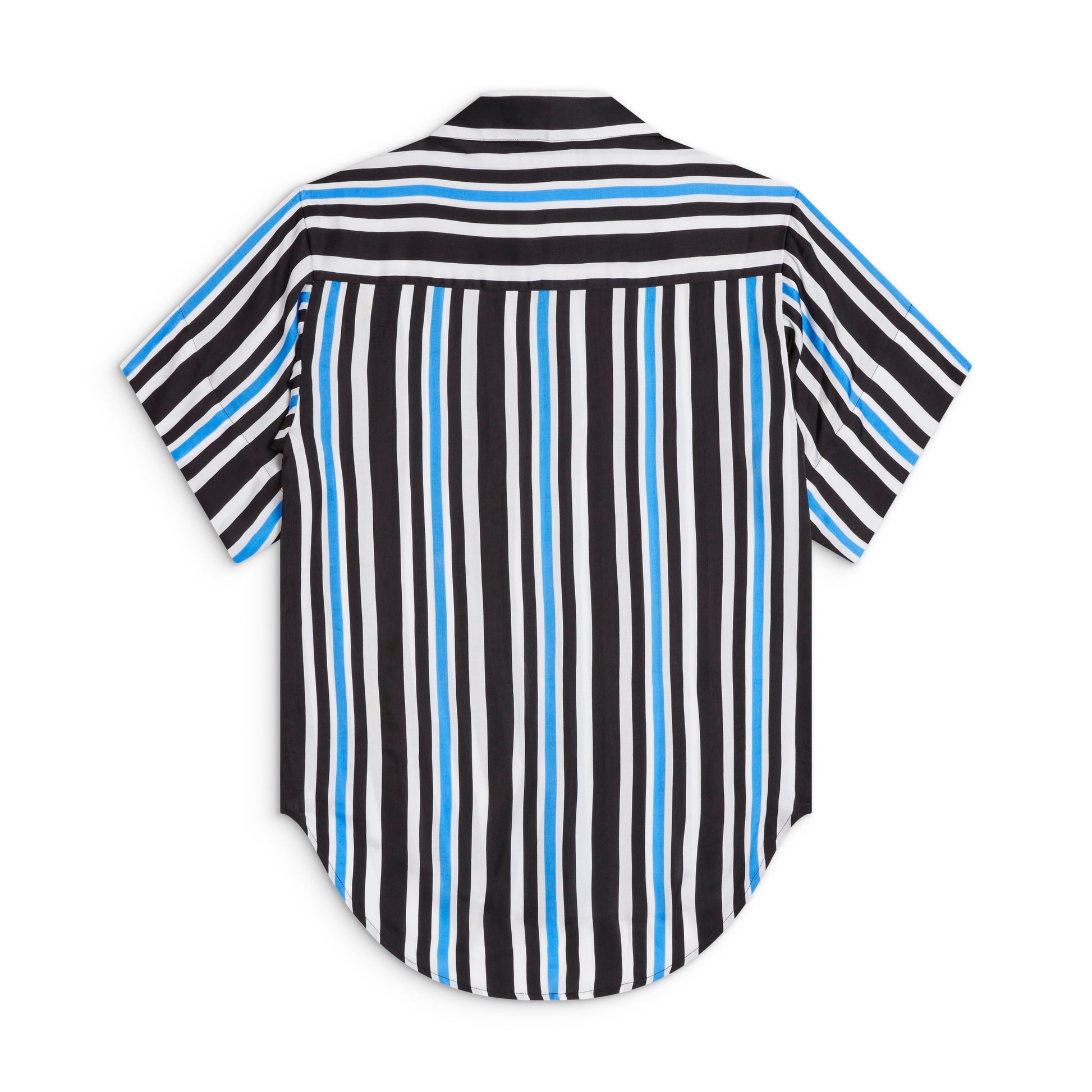 Sōlune Boyfriend Shirt — menswear inspired lounge shirt for women with stripes