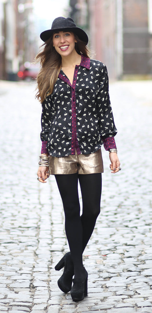 Alexa Swan & Flora Blouse