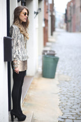 Jaqueline Stone Dots Blouse
