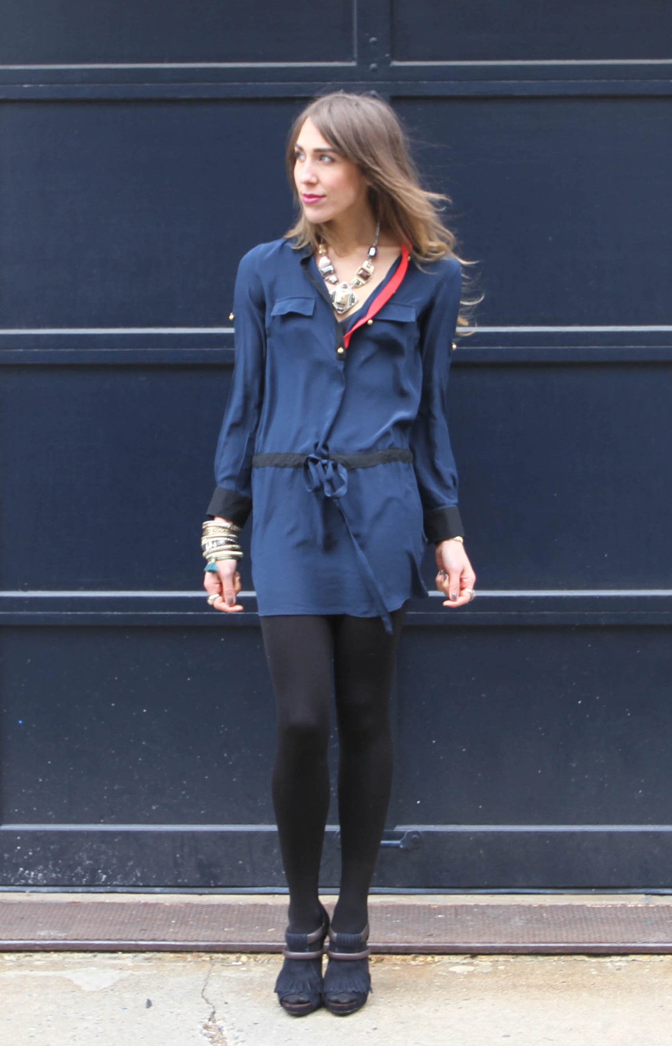 Mariner Shirtdress on Selma Blair